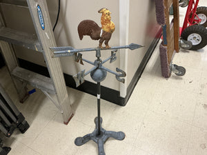 Cast Iron Rooster Weathervane