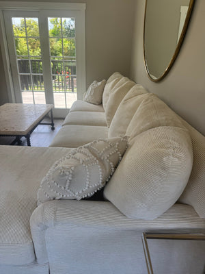 Sofa with Chaise 42' D x 10.5 L  with 84" chaise