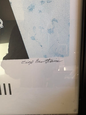 Zigi Ben-Haim signed poster 27 " x 39"