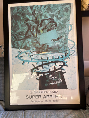 Zigi Ben-Haim signed poster 27 " x 39"