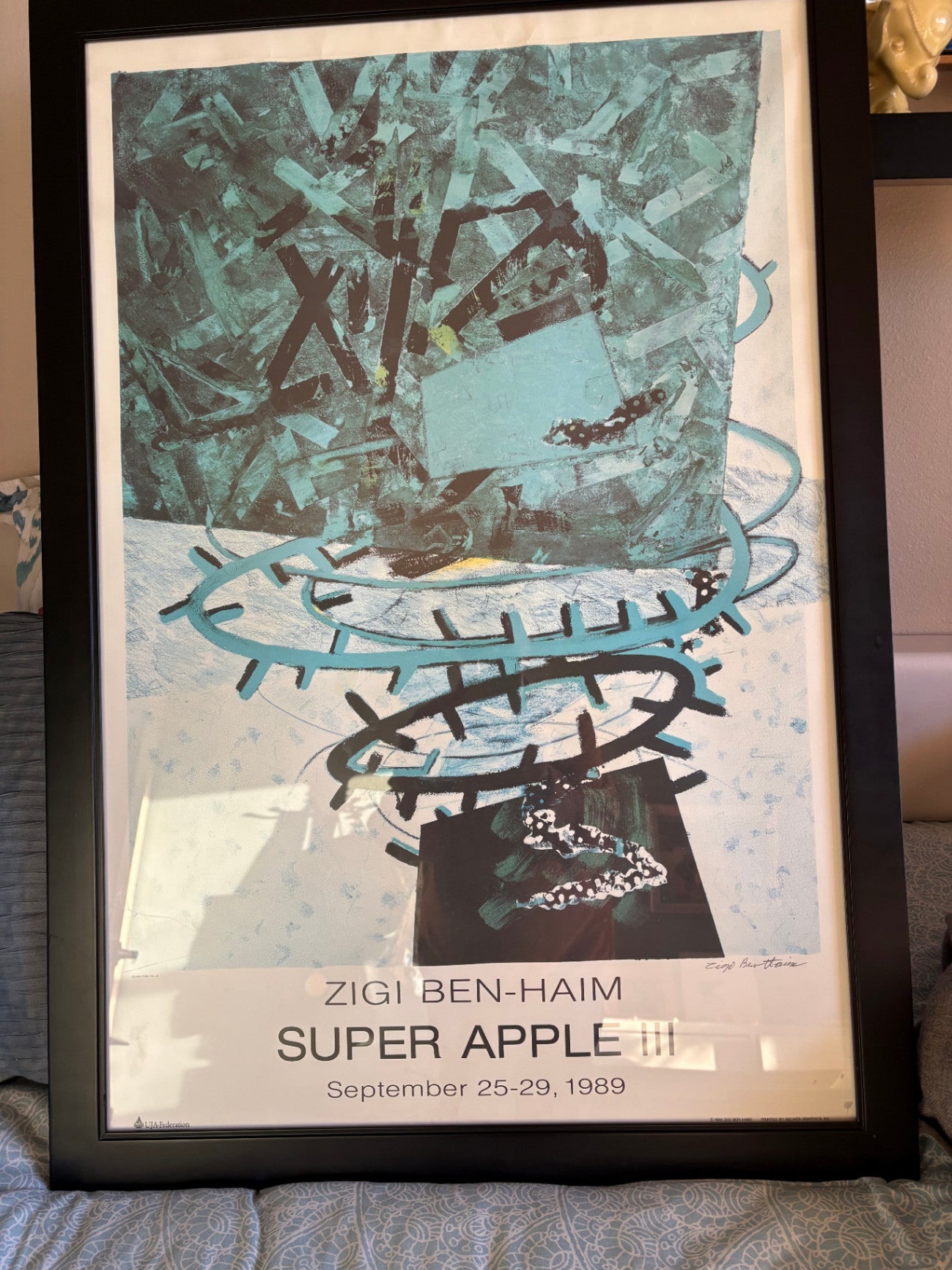 Zigi Ben-Haim signed poster 27 " x 39"