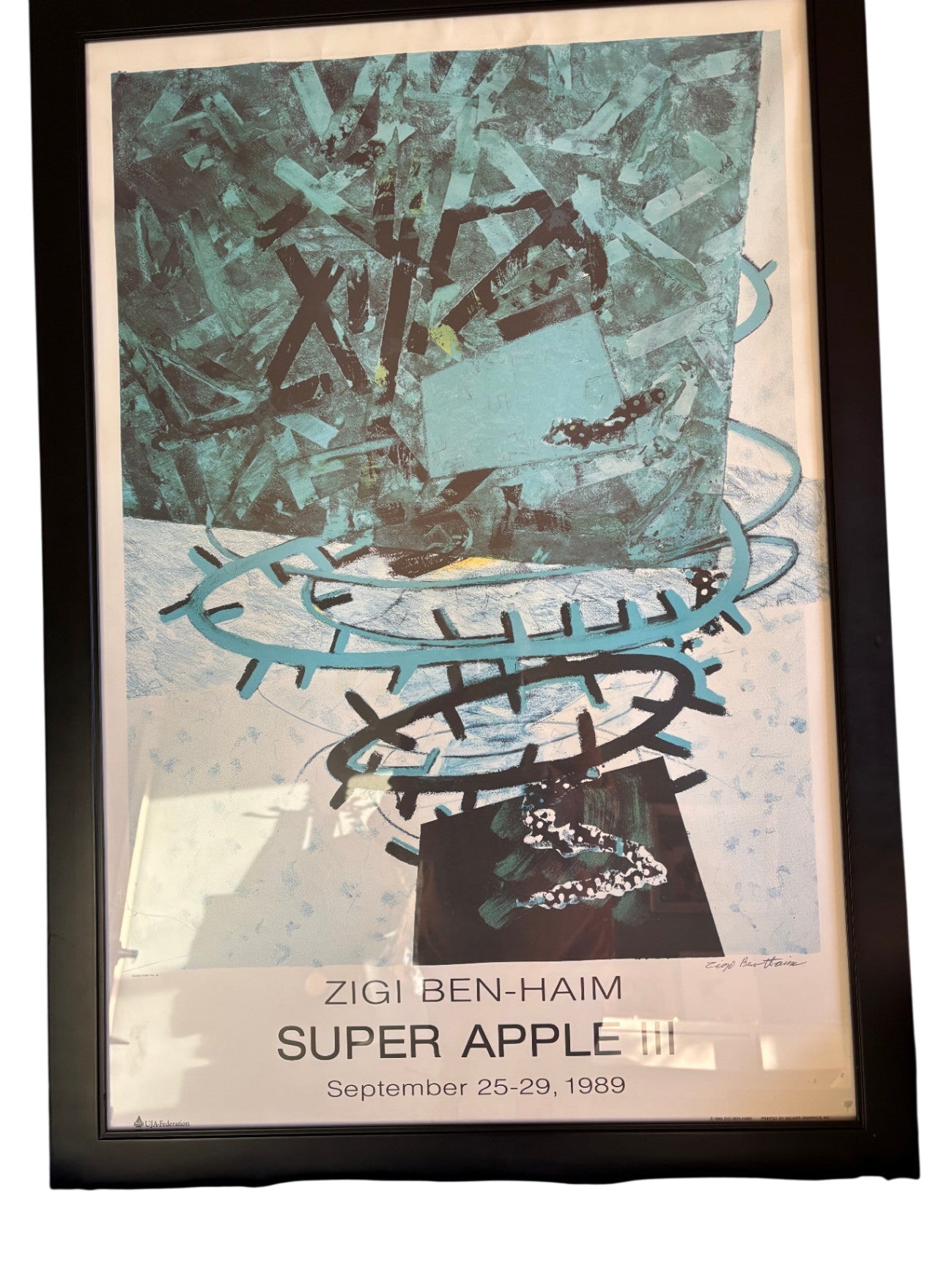 Zigi Ben-Haim signed poster 27 " x 39"