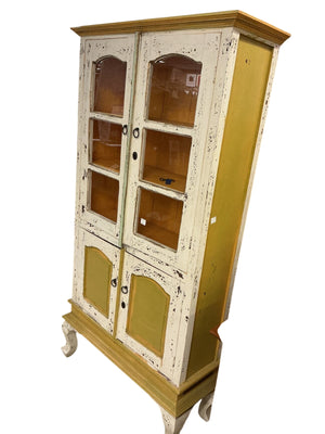 Rustic Distress Chippy Painted Hutch (36x74)