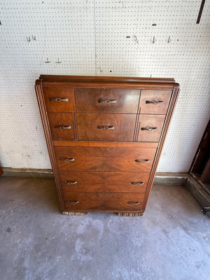Mid-Century 1970 Wooden Dresser 48 x 17 x 32