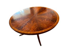 Kindel Federal / Hepplewhite Style Dining Table with Two Leaves, 60" (Seats 8–10)