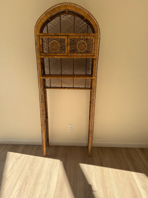 Vintage Rattan bathroom storage 74 x 9 x 28