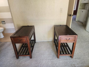 Chinese Hardwood Modular Partner Desk,56 7/8 X 29 1/4 X 32 1/2 high