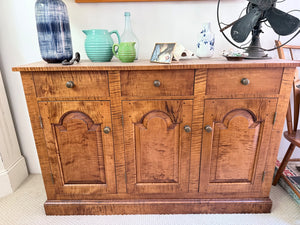 D. R. Dimes Tiger Maple Buffet 35x 53x 15