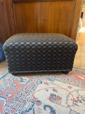 Upholstered ottoman 24”x36v”x18”