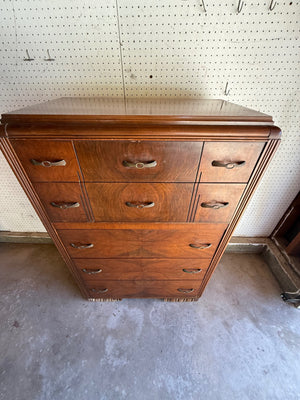 Mid-Century 1970 Wooden Dresser 48 x 17 x 32
