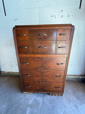 Mid-Century 1970 Wooden Dresser 48 x 17 x 32