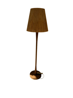 Mid-Century Modern Wooden Floor Lamp 59 inches tall