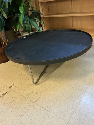 Alora Black Round Coffee Table