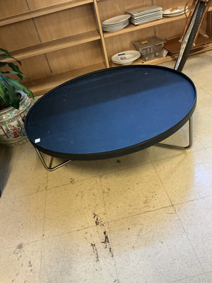 Alora Black Round Coffee Table