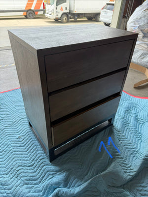 Pair of wood nightstands
