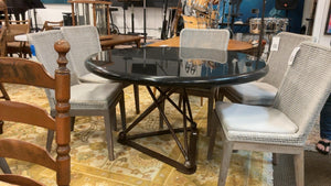 Granite Table with Metal Base 30.5in x 53in