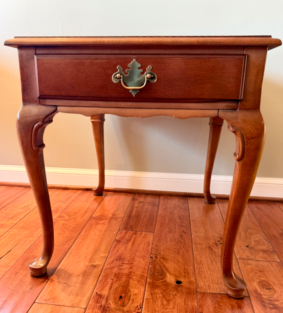 Stanley lacquered Side Table (American Craftsman Collection) 23"W x 28"D x 23"H