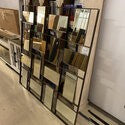 Modern Multi Faceted Mirror (9" x 59")