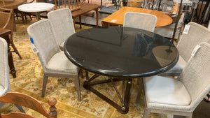Granite Table with Metal Base 30.5in x 53in
