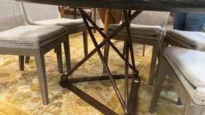 Granite Table with Metal Base 30.5in x 53in