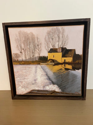 "The Old Mill" 13 in H x 13 in W