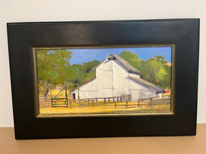 Arturo Tello, Painting Sedgwick Barn 14x22
