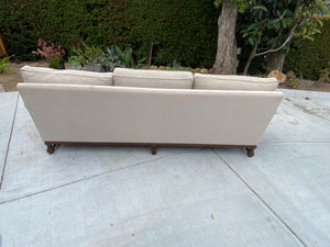 Beige Upholstered Sofa 98x38x34 