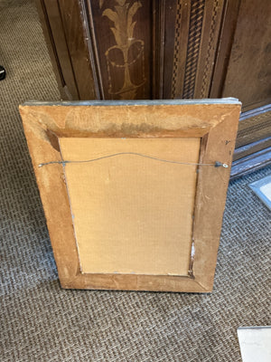 French Rococo Revival 1940’s Gilded Mirror 18x24