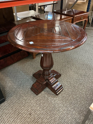 Round Pedestal Side Table 30"W x 30"H