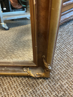 French Rococo Revival 1940’s Gilded Mirror 18x24