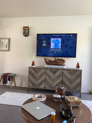 Wooden Console Cabinet 30 x 18 x 60