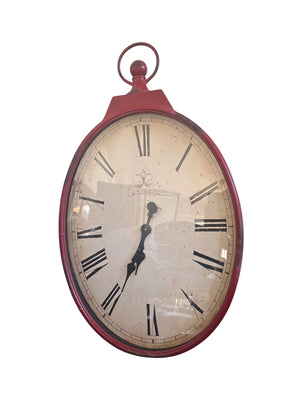 French Cafe Des Marquetry Clock       12 x 36