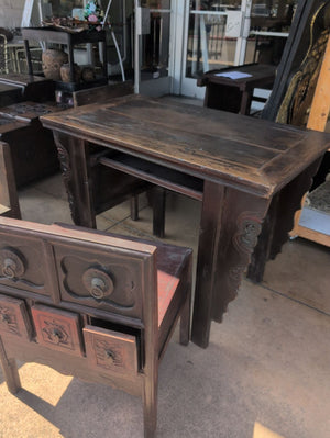 Chinese Butterfly Cabinet/Desk 41x21x32