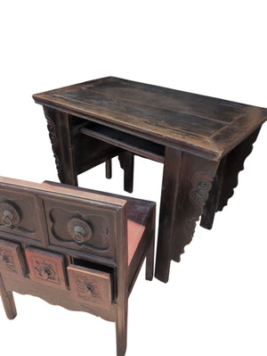 Chinese Butterfly Cabinet/Desk 41x21x32