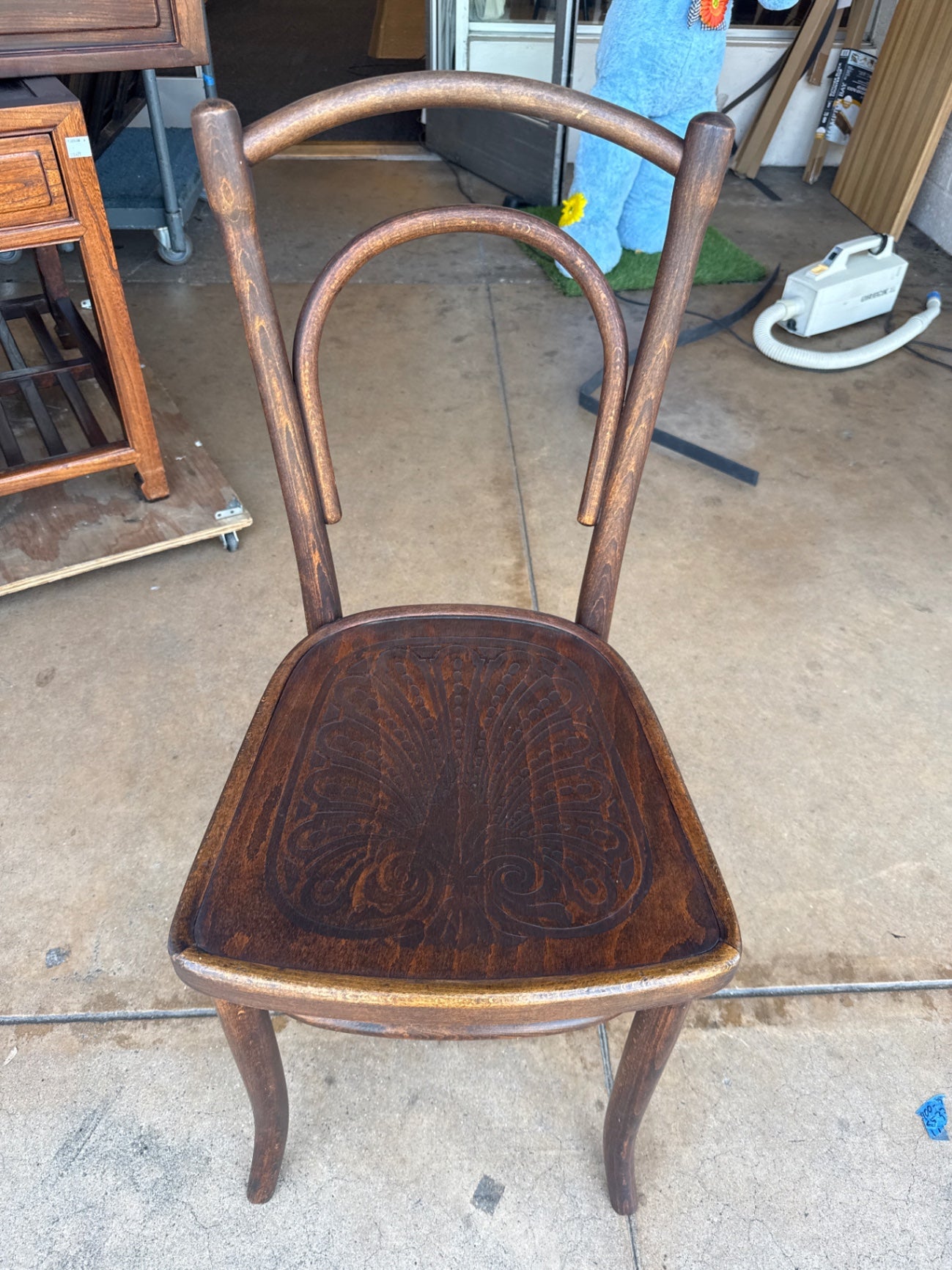 Thonet Bent Bamboo Bistro Chair