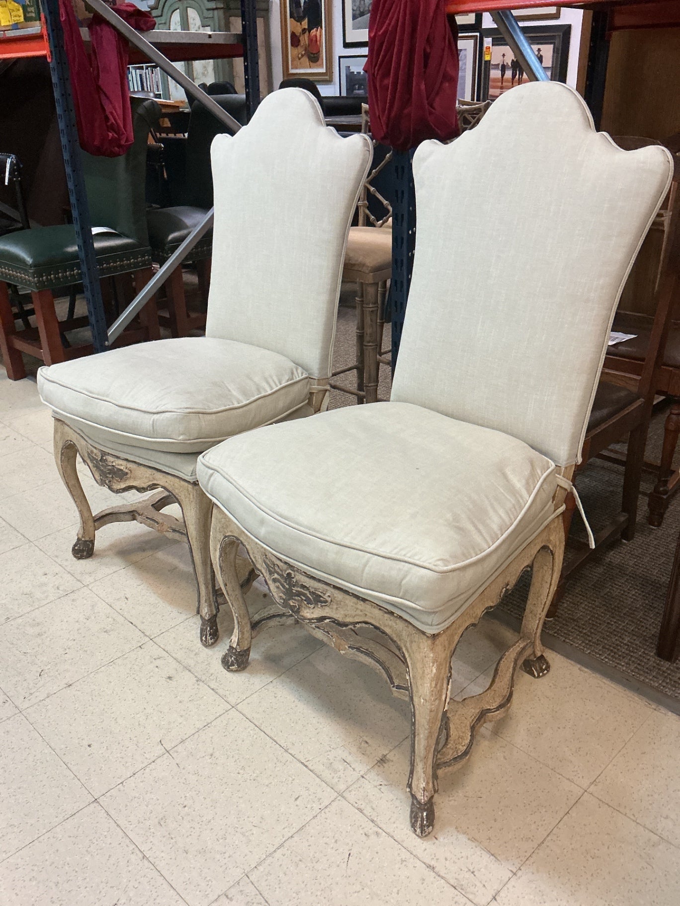 Antique French Chairs (pair)