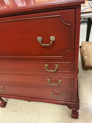 Red Laquered Butler's Pantry
