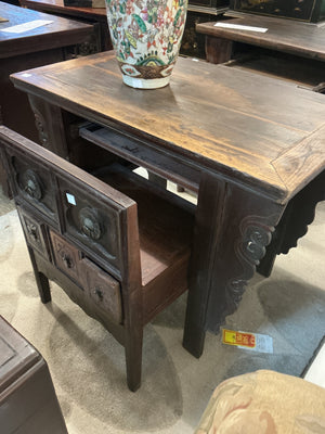 Chinese Butterfly Cabinet/Desk 44x22x33