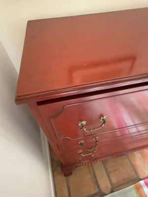 Red Laquered Butler's Pantry