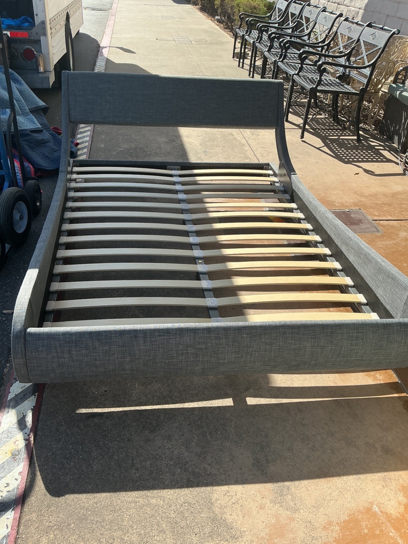 Heathered Grey Bed