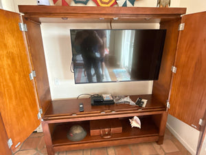 Inlaid Walnut Media Cabinnet