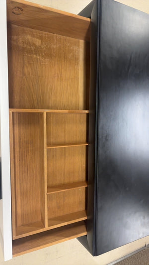 Pair of 1940s Kittinger “Mandarin” Greek Key Two-Drawer Nightstands – 34”W x 39”