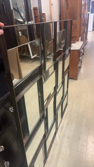 Modern Multi Faceted Mirror (9" x 59")