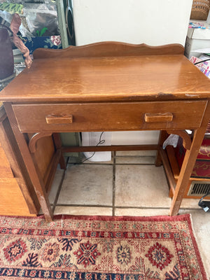 Small wooden desk with drawer