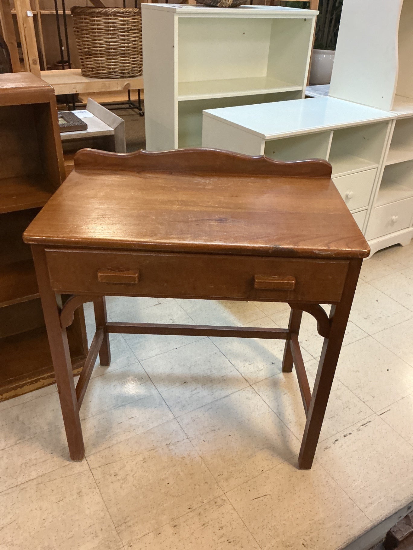 Small Wood Desk 29x17x30