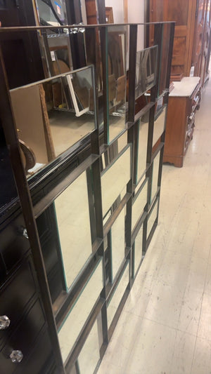 Modern Multi Faceted Mirror (9" x 59")