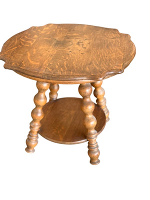 Antique Oak Stand / Lamp Table 2’ X 2’ x 22”