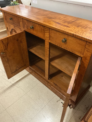 D. R. Dimes Tiger Maple Buffet 35x 53x 15