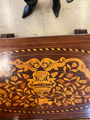 Italian Sorrento Style Marquetry Inlaid Sideboard 37 X 39 X 18