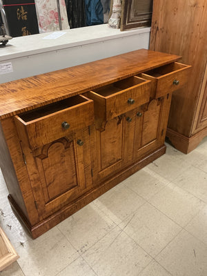 D. R. Dimes Tiger Maple Buffet 35x 53x 15